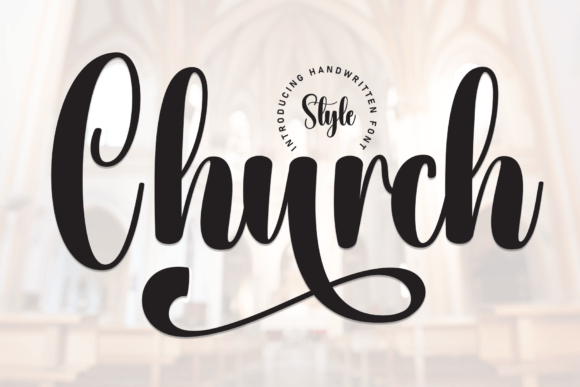 Discover Church: A Friendly Handwritten Font for Creative Projects