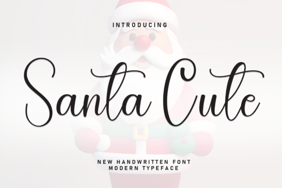 Discover Santa Cute: A Handwritten Font with Elegant Flair