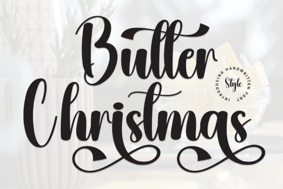 Discovering Butter Christmas: A Romantic Script Typeface