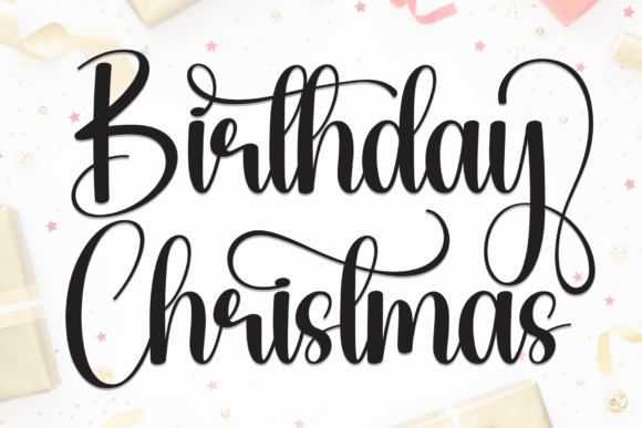 Exploring the Birthday Christmas Font for Creative Design