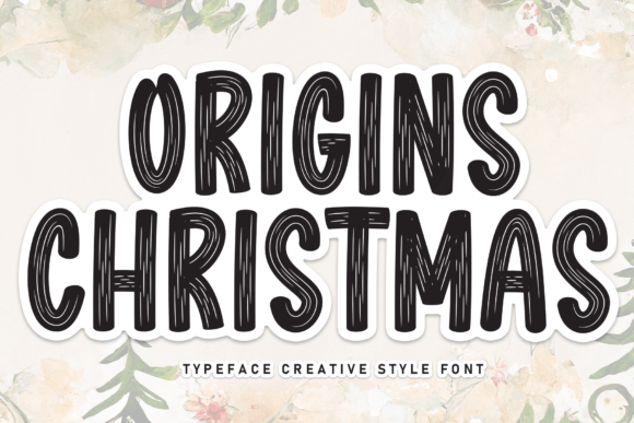 Origins Christmas: A Sweet and Friendly Handwritten Font for Creative Projects