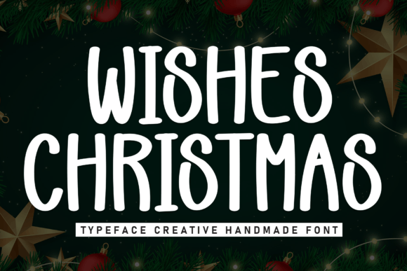 Wishes Christmas Font: A Sweet & Cursive Handwritten Typeface